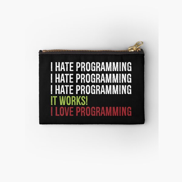 Aperçu de l'œuvre J'adore la programmation créée et vendue par eulonix.