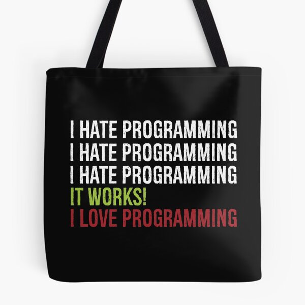 Item preview, I Love Programming designed and sold by eulonix.