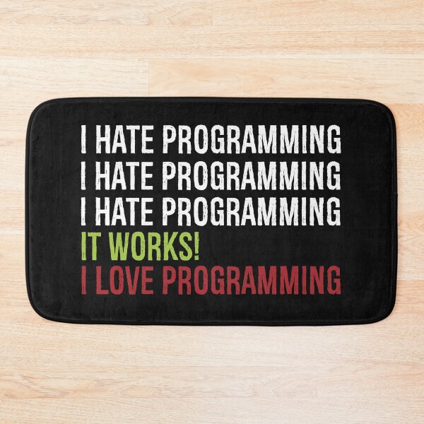 Item preview, I Love Programming designed and sold by eulonix.
