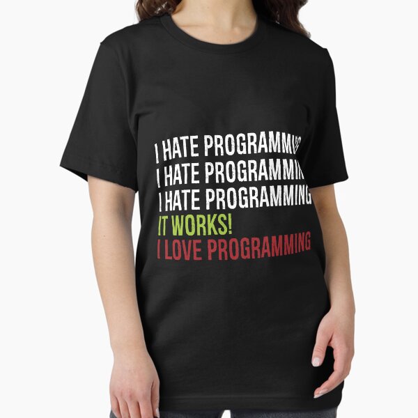 Item preview, I Love Programming designed and sold by eulonix.