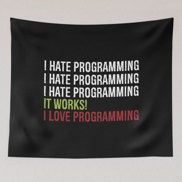 Item preview, I Love Programming designed and sold by eulonix.