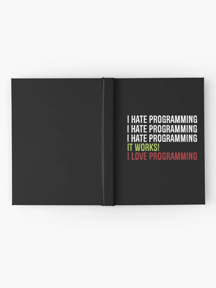Thumbnail 2 of 3, Journal, I Love Programming designed and sold by eulonix.
