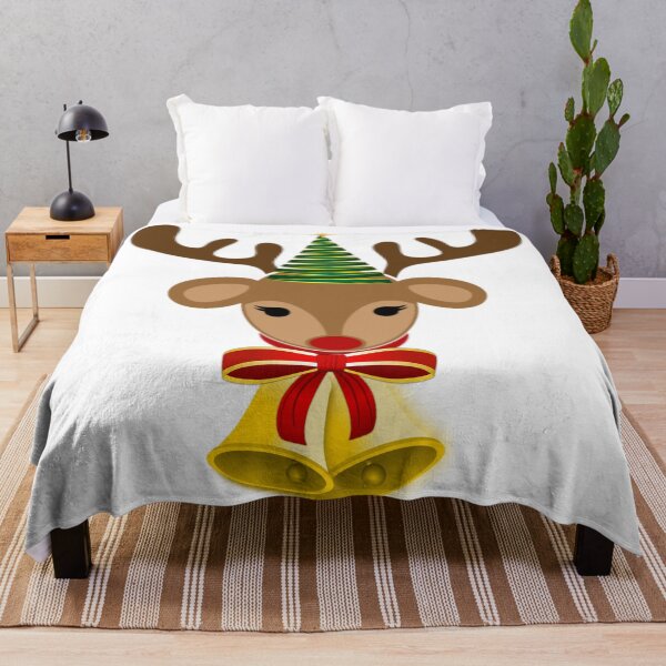Item preview, reindeer face, crown, head christmas tree designed and sold by atevern.