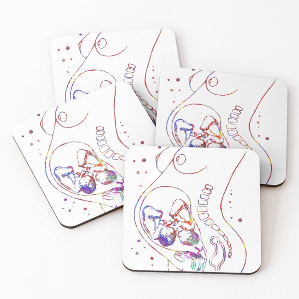 Item preview, Pregnancy, Pregnant woman anatomy, fetus designed and sold by Rosaliartbook.