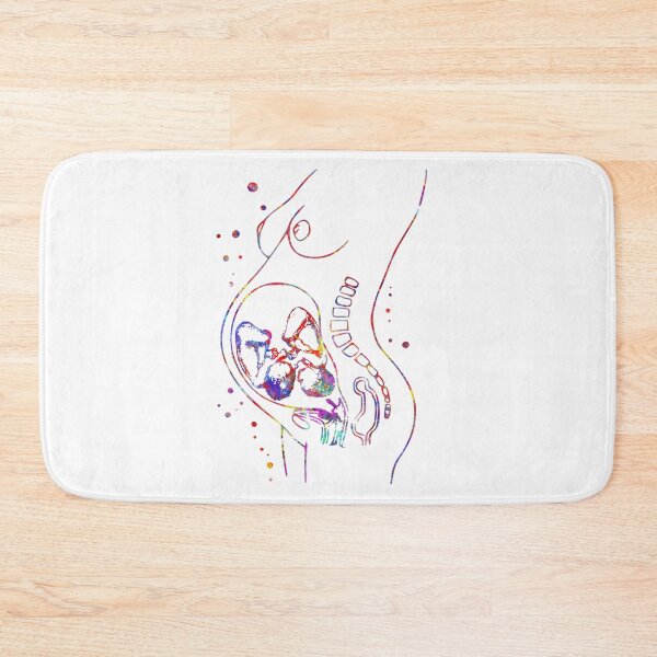 Item preview, Pregnancy, Pregnant woman anatomy, fetus designed and sold by Rosaliartbook.