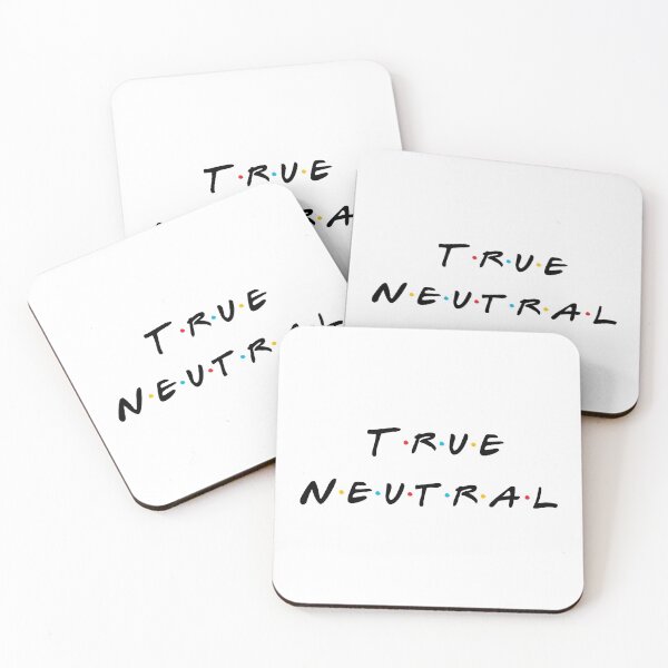 Item preview, True Neutral - 90's Style! designed and sold by DoodleDashCollective.