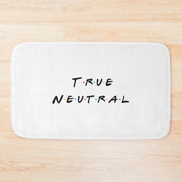 Item preview, True Neutral - 90's Style! designed and sold by DoodleDashCollective.