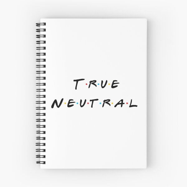 Item preview, True Neutral - 90's Style! designed and sold by DoodleDashCollective.