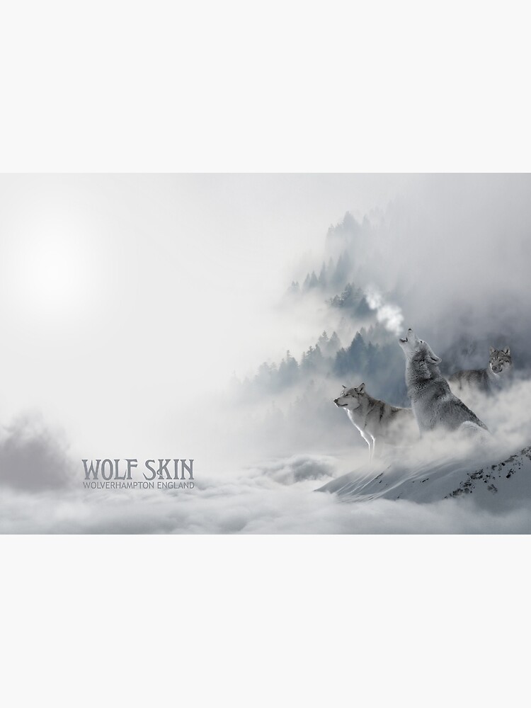 Snowscape Wolves Hardcover Journal by danbadgeruk
