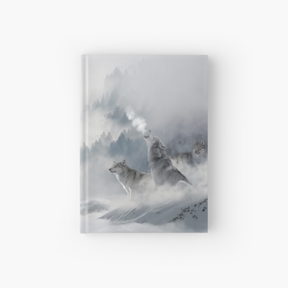Snowscape Wolves Hardcover Journal Hardcover Journal