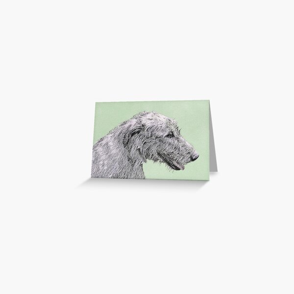 Irish Wolfhound Greeting Card