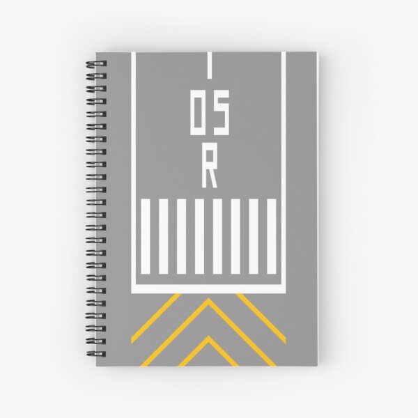 Threshold RWY 05R Spiral Notebook