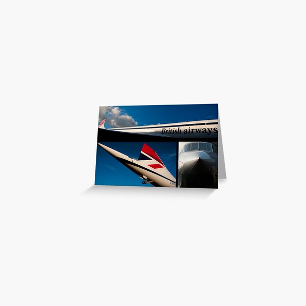 Concorde Greeting Card