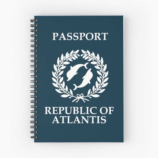 Item preview, Fictional Republic of Atlantis Seal designed and sold by SymbolGrafix.