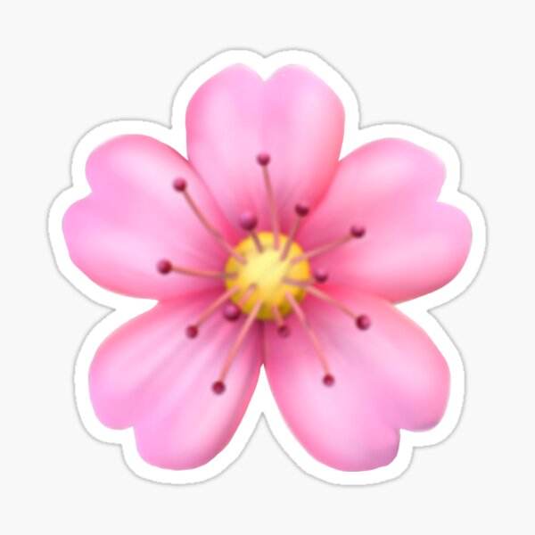 Pink Flower Emoji Gifts Merchandise Redbubble - flowery roblox aesthetic
