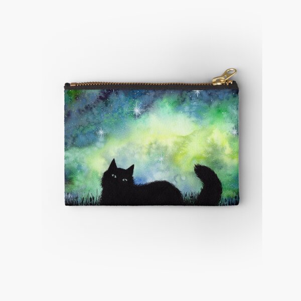 Item preview, Galaxy Sky and Cat Silhouette designed and sold by dragonstarart.