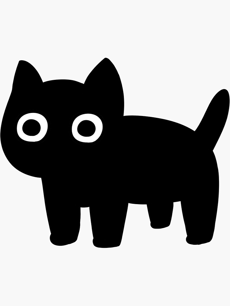 simple black cat