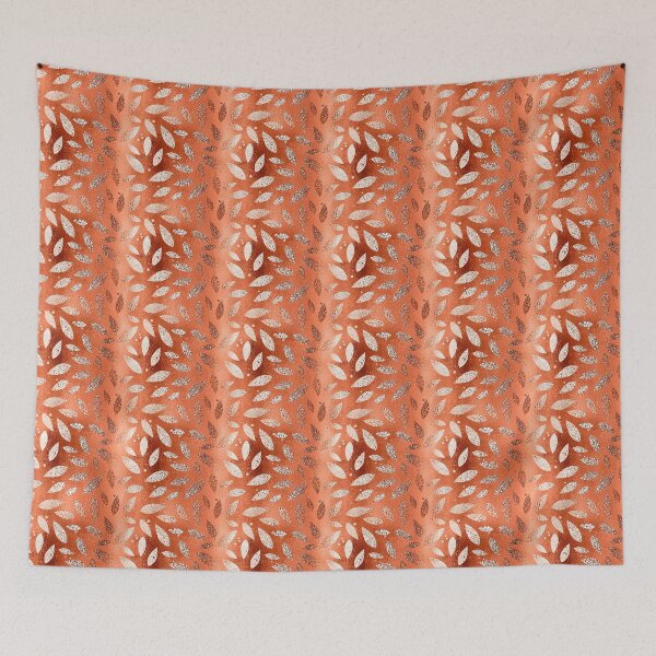 Item preview, Luxury Copper Leaf Pattern designed and sold by Amanda-Lakey.