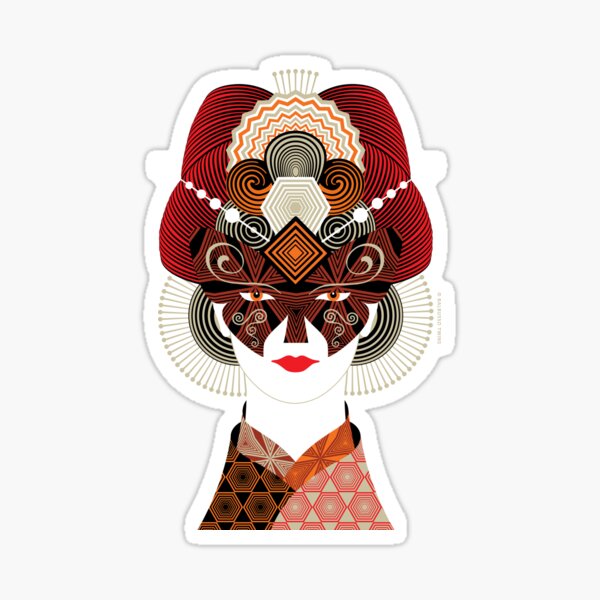 Madame Batterfly 4 Japan Collection by © 2019 Balbusso Twins Sticker