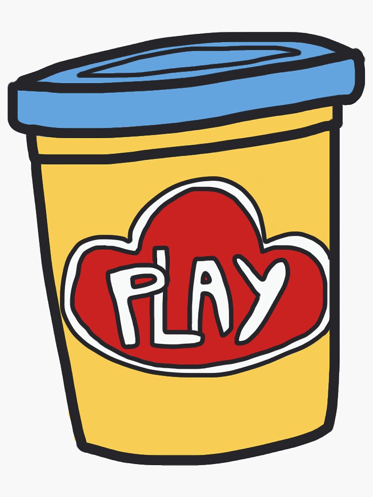 blue play doh cartoon