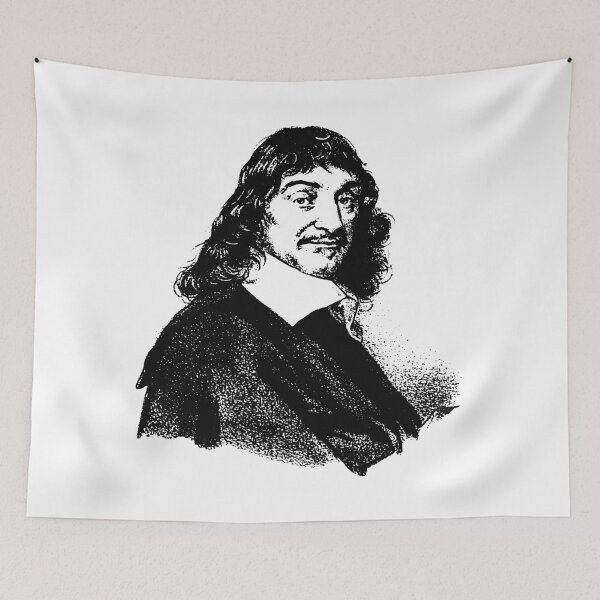 Item preview, Rene Descartes Portrait designed and sold by elforzi.