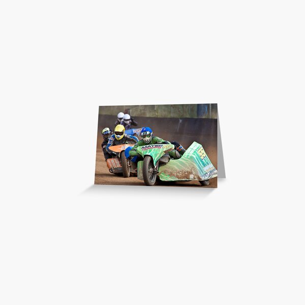 Close racing Greeting Card