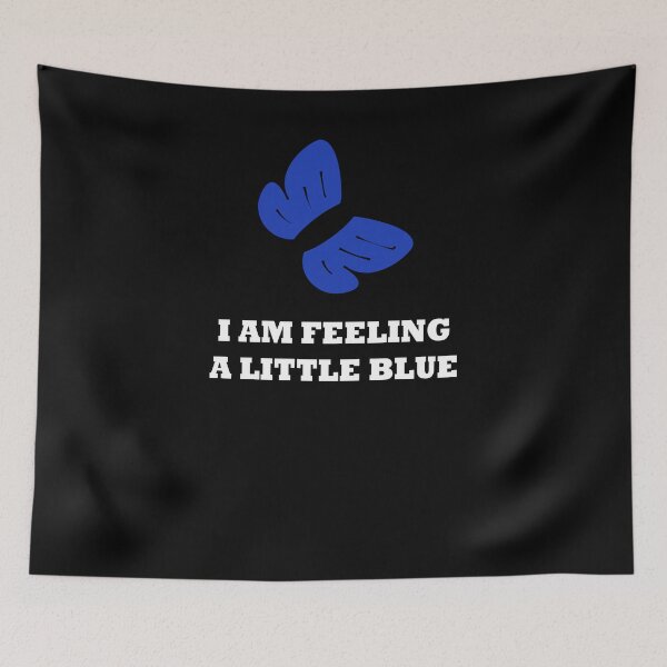 Item preview, I feel blue butterfly designed and sold by zejose.