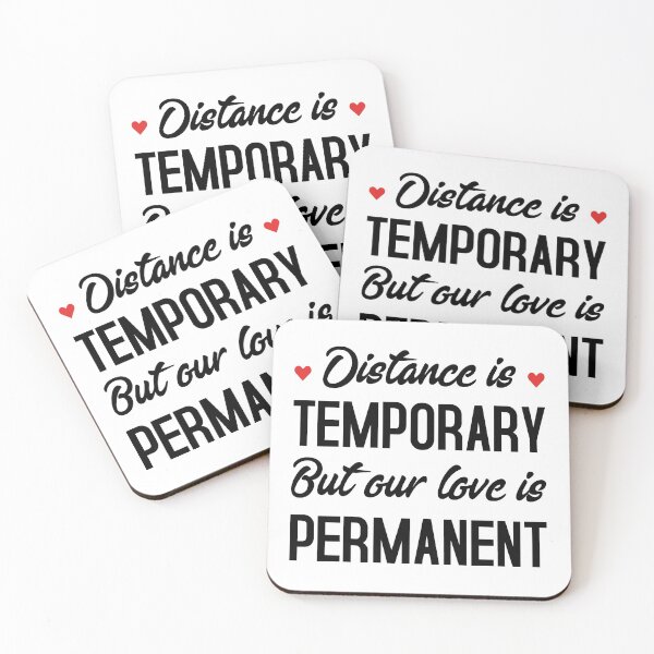 Item preview, Long Distance Relationship: Distance Is Temporary But Our Love Is Permanent designed and sold by T-shirt For You.