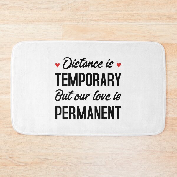 Item preview, Long Distance Relationship: Distance Is Temporary But Our Love Is Permanent designed and sold by T-shirt For You.