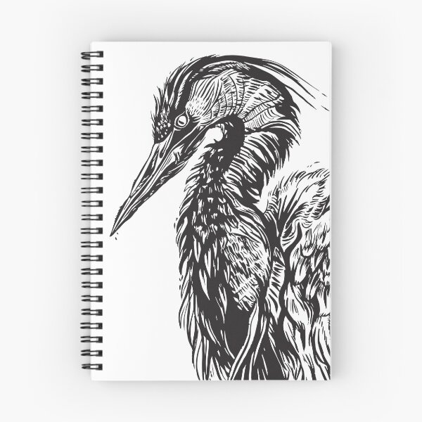 Item preview, Vigilant Heron designed and sold by PollyLoveStudio.