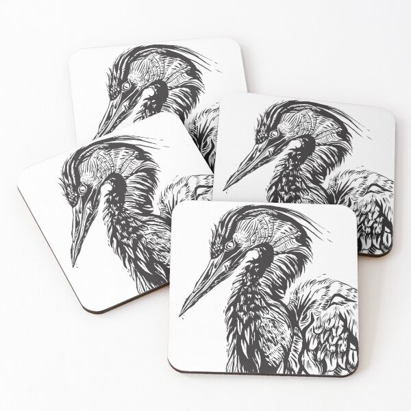 Item preview, Vigilant Heron designed and sold by PollyLoveStudio.