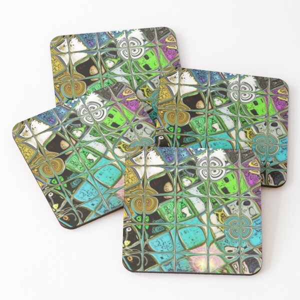 Flower Box Coasters (Set of 4)