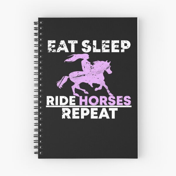 Item preview, Eating sleeping horses riding designed and sold by Evelyn Bitter.