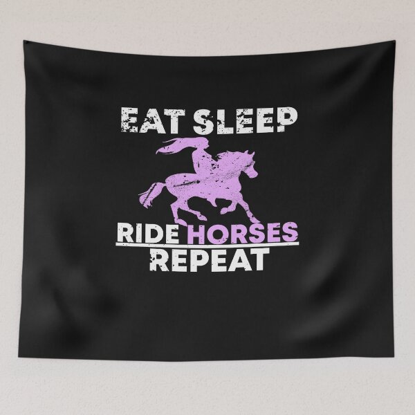Item preview, Eating sleeping horses riding designed and sold by Evelyn Bitter.