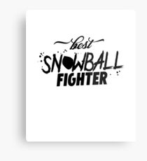 Snowball fight Metal Print