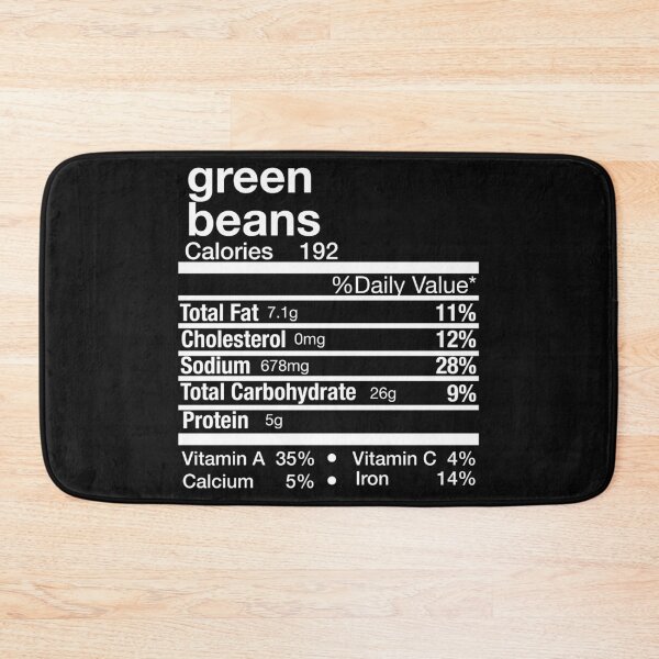Item preview, Green Beans Nutrition Facts Label Matching Family Thanksgiving Christmas Holiday designed and sold by Leslie Smith.