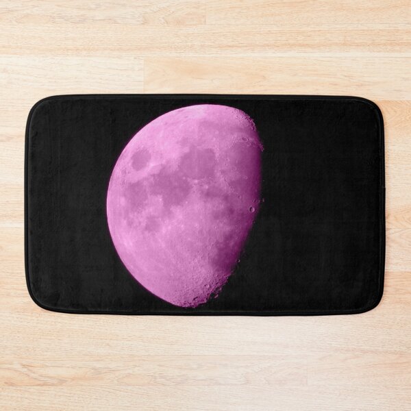 Item preview, 4K Dark Side of the Moon Fuchsia // Picture of the Moon and its Craters with a High Definition Camera  designed and sold by catbyrdcolorado.