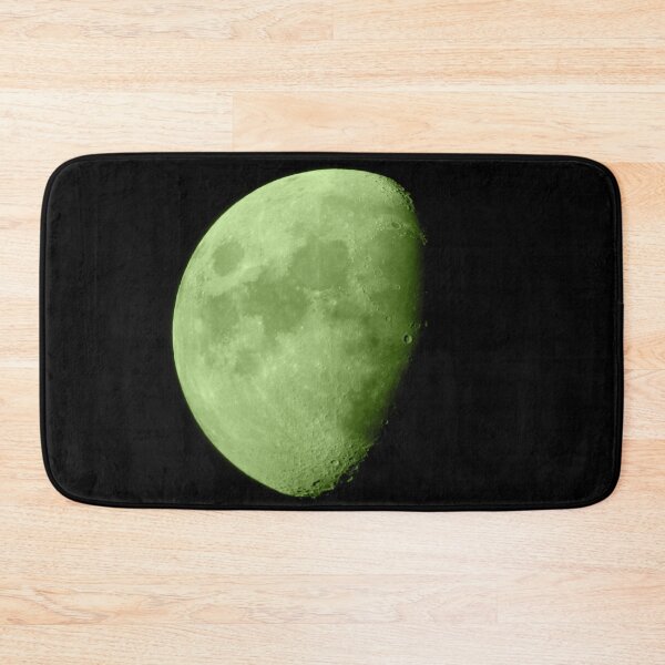 Item preview, 4K Dark Side of the Moon Lime Green // Picture of the Moon and its Craters with a High Definition Camera  designed and sold by catbyrdcolorado.