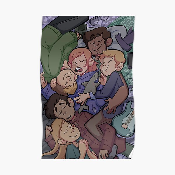 MiCoVerse Cuddle Pile Poster