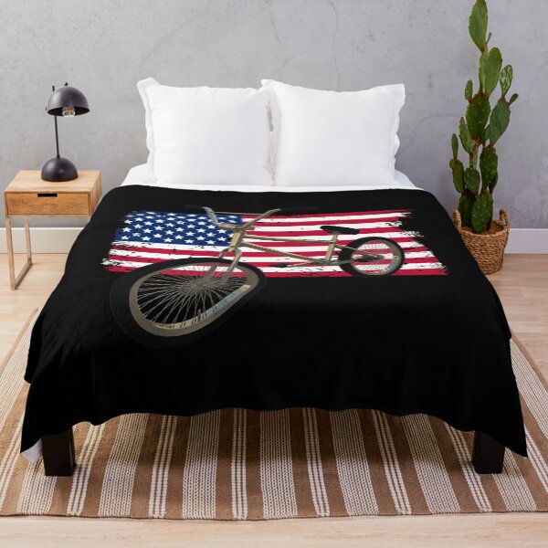 Item preview, 3D render BMX BIKE Vintage flag tees designed and sold by Scoopivich.