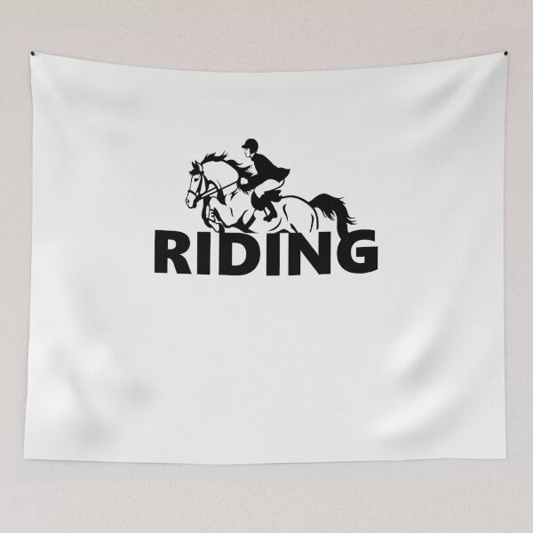 Item preview, Horses riding saying designed and sold by Evelyn Bitter.