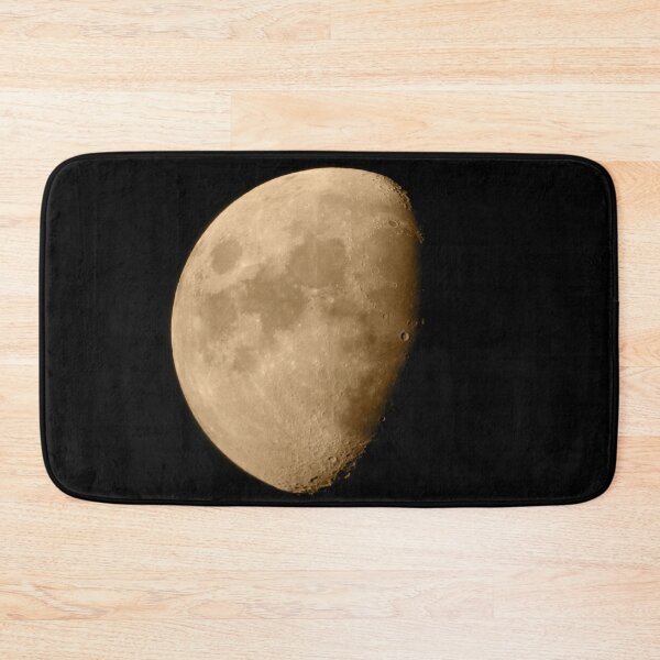 Item preview, 4K Dark Side of the Moon Golden Yellow // Picture of the Moon and its Craters with a High Definition Camera  designed and sold by catbyrdcolorado.