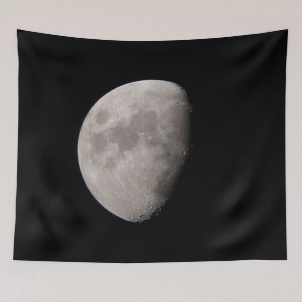 Item preview, 4K Dark Side of the Moon Original // Picture of the Moon and its Craters with a High Definition Camera  designed and sold by catbyrdcolorado.