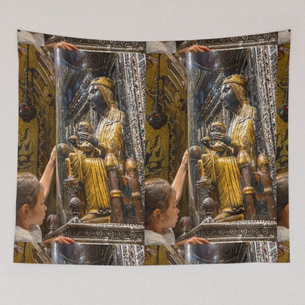 Item preview, Spain. Catalonia. Montserrat Monastery. Virgin of Montserrat. Child's Devotion. designed and sold by vadim19.