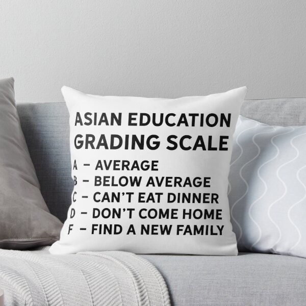Item preview, Asian Grading Scale School Student Teacher Humor Quote designed and sold by ripsydesigns.