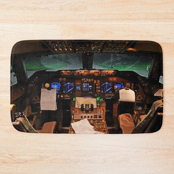 Item preview, Boeing 747 Cockpit at Night designed and sold by ThePilotChannel.