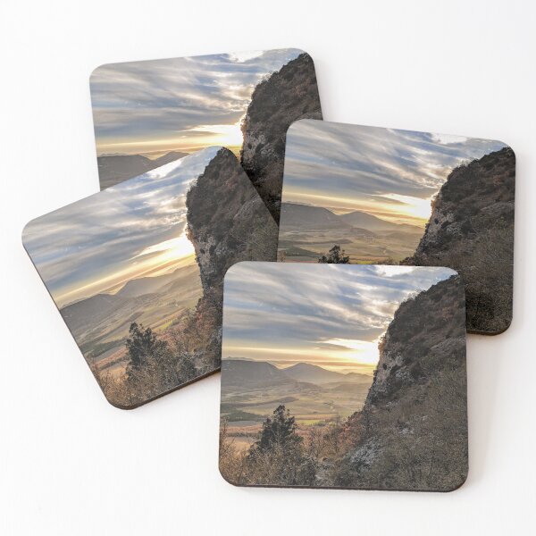 Item preview, Sunset and mountains in Drôme, France. designed and sold by opheliaautumn.