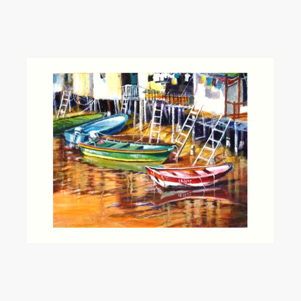 Boat series - Always ready Art Print