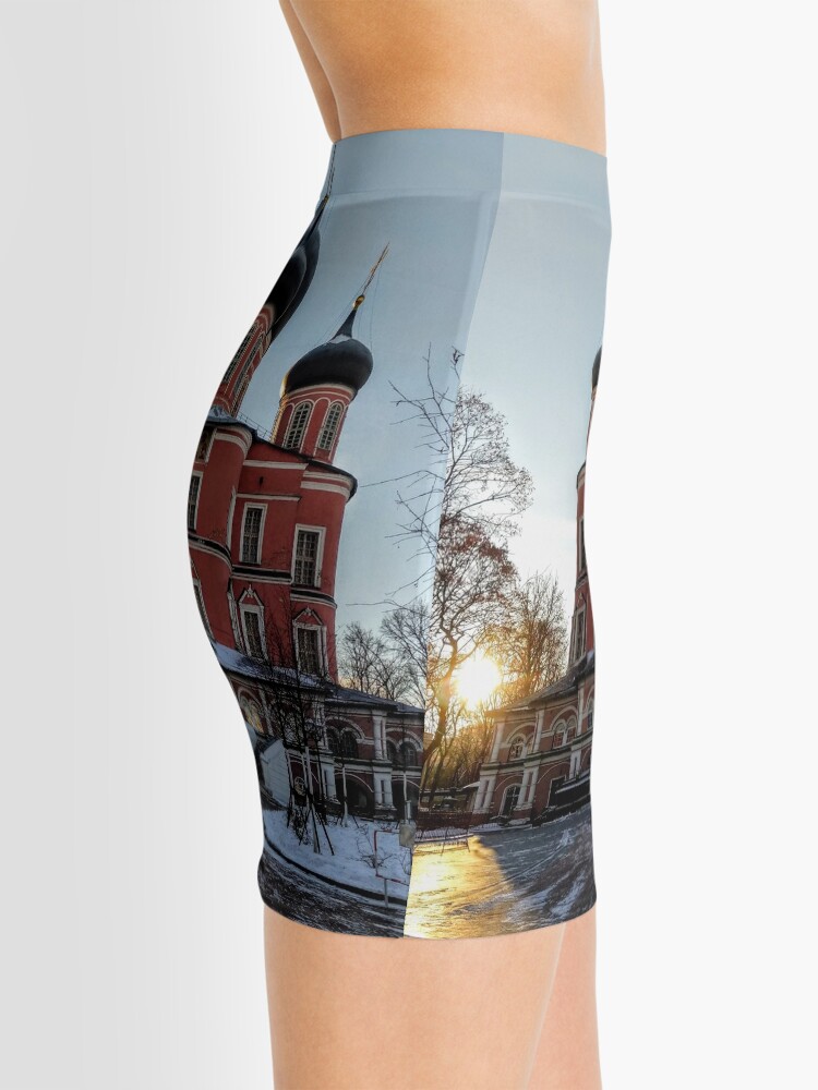 Alternate view of Sunrise - Donskoy Monastery, Moscow Mini Skirt