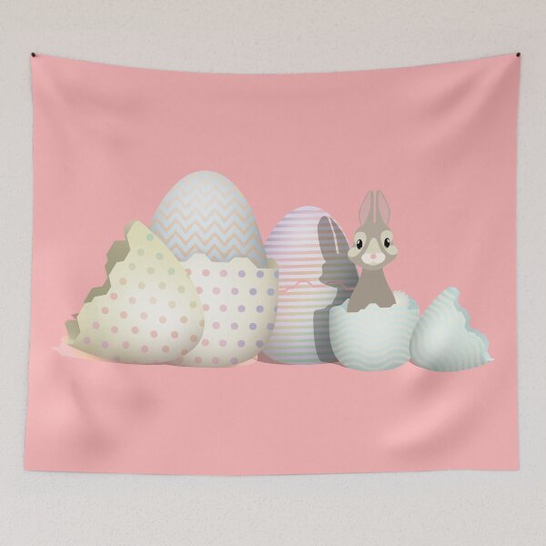 Item preview, Easter Bunny hatching from colored Easter Eggs (P) designed and sold by talgursmusthave.